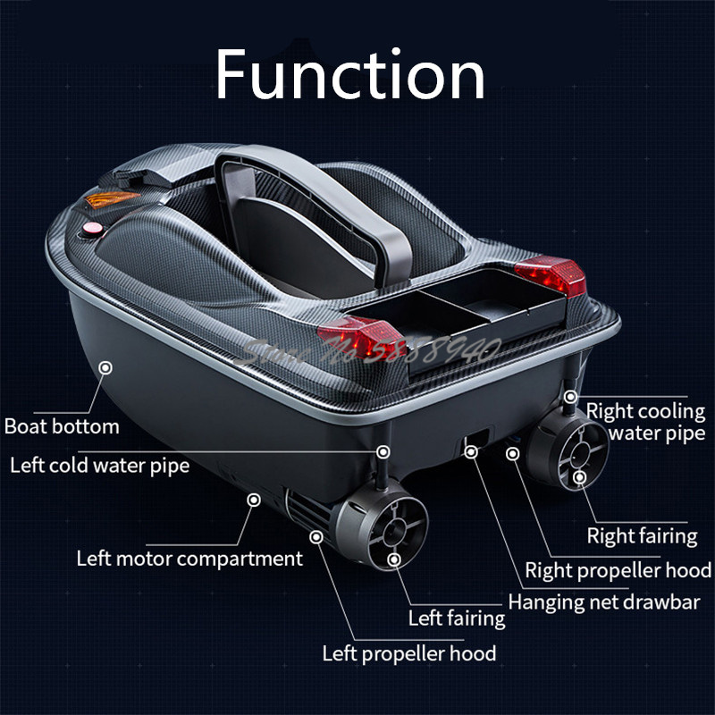 Smart Voice Broadcast RC Bait  - đánh giá và giá Fishing Boat Navigation Light